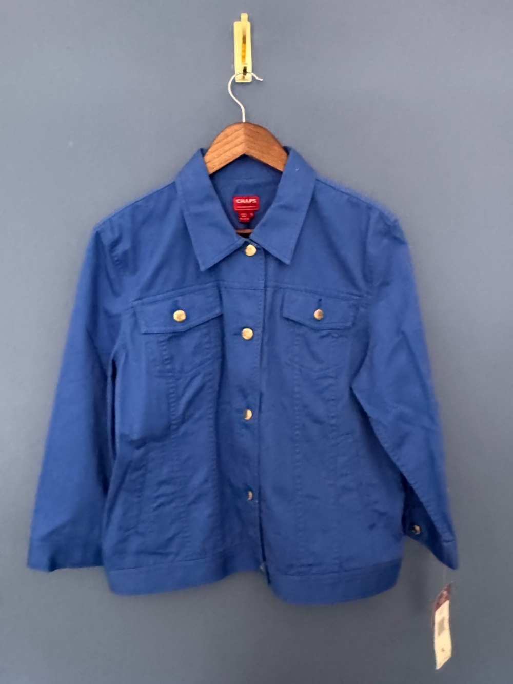 Chaps Denim Blue Jacket Size XL NWT